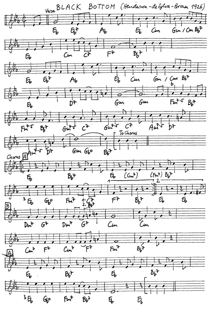 black bottom leadsheet – book us for your next 20s or gatsby event